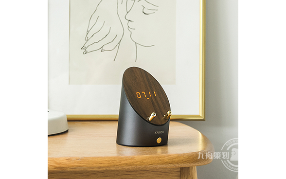 手机架无线闹钟感应音响